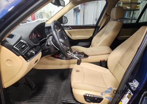 2016 BMW X3 xDrive28I z USA, uszkodzony, nr VIN 5UXWX9C53G0D93294